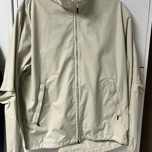 RALPH LAUREN Men's Beige Windbreaker Jacket MEDIUM